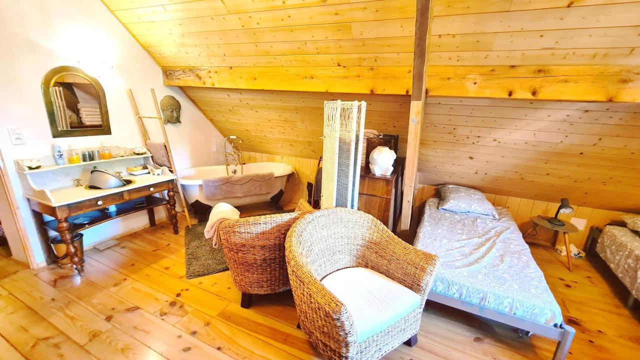 Le Doux Nid Bed & Breakfast Chanaz Exterior foto